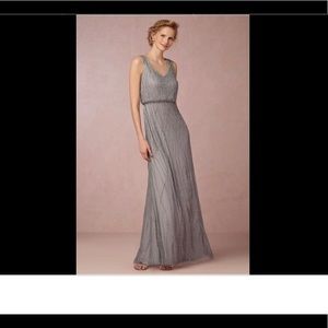 Bhldn Brooklyn Dress Slate Heather - Adrianna Papell - Size 14